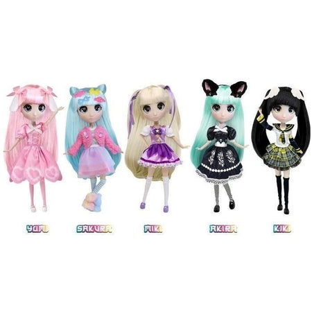 Grande bambola Kawai in stile giapponese da 30 cm - Kiki Doll - BANDAI - Licenza ufficiale Shibajuku Anime