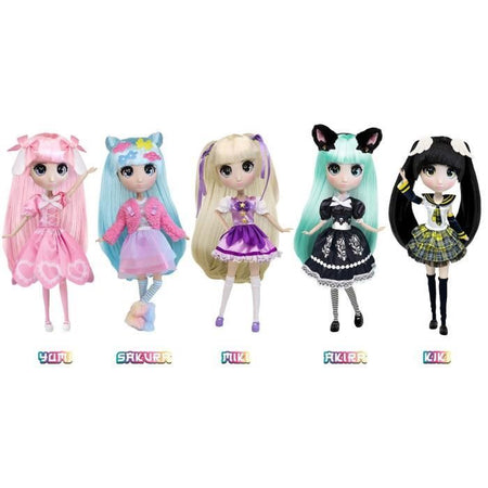 Grande bambola Kawai in stile giapponese da 30 cm - Yumi Doll - BANDAI - Licenza ufficiale Shibajuku Anime