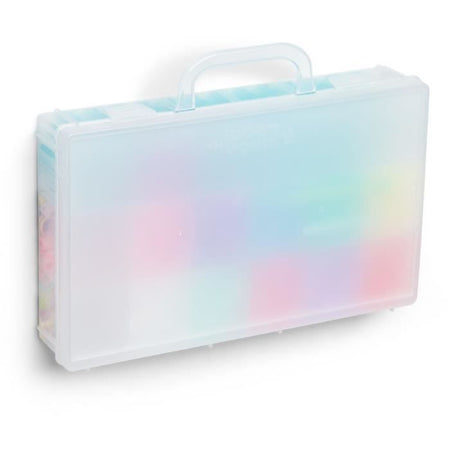 Kit per creare automaticamente braccialetti con elastici - BANDAI - Rainbow Loom Boutique - Contiene 4000 elastici, Beadmojis...