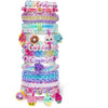 Kit per creare automaticamente braccialetti con elastici - BANDAI - Rainbow Loom Boutique - Contiene 4000 elastici, Beadmojis...