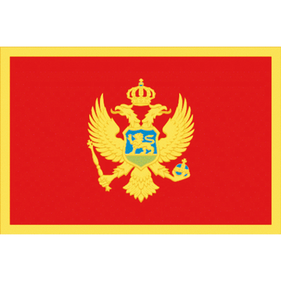 Bandiera Montenegro Cm.20X30