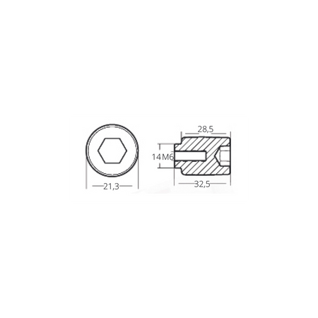 Barotto Yamaha 68V-11325-01