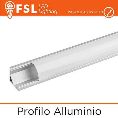 Barra Mt2 Profilo Alluminio 6063 X Led Ang Piegh