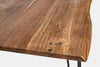 Tavolo Barrow rettangolare, con Gambe in acciaio, piano in legno di acacia da 180 x 90 cm
