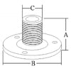 Base Antenna Inox Tonda