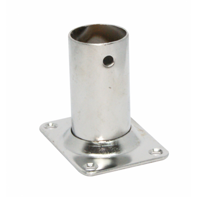 Base Inox Rett. 90° Ø Mm.25