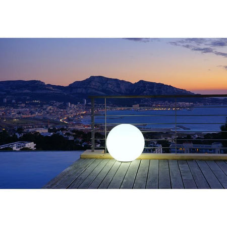 Lumisky - Balla luminosa a cavo per led all'esterno - Bobby White - 60cm Culot E27