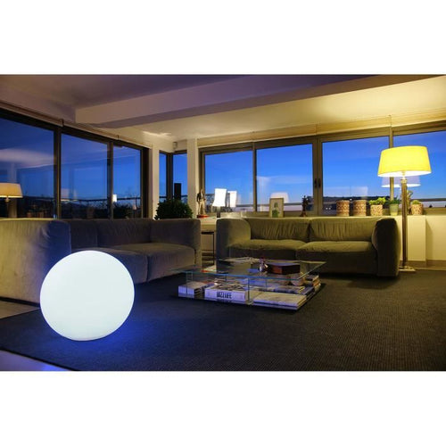 Lumisky - Balla luminosa a cavo per led all'esterno - Bobby White - 60cm Culot E27