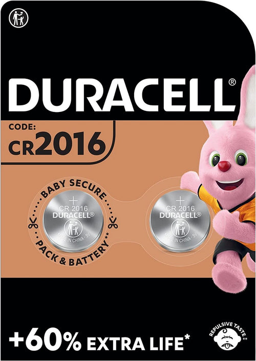 Batteria Alk 3V Piatta 2016 Duracel Pz.2