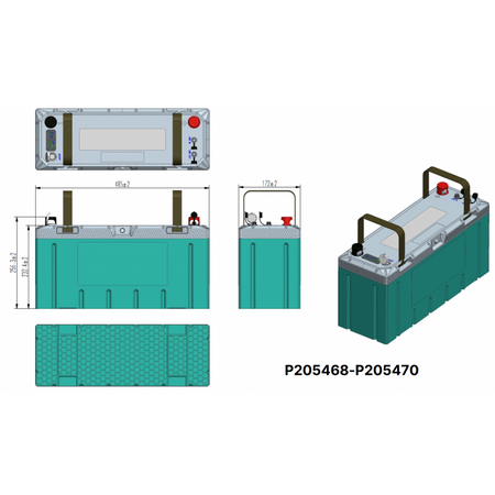 Batteria Litio 12V - 200Ah