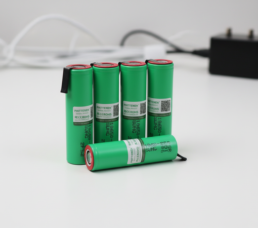 1 Batteria 18650 Samsung 3,7V 2500mAh INR-25R litio Ricaricabile Lamella Saldare Pacco Batteria