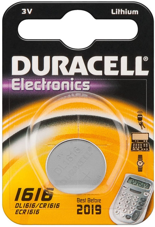 Batteria Telec 3V Litio Piatta Dl1616 Duracel
