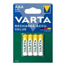 Batterie Mini Stilo Ricaricabili 800Mah Varta