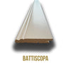 Kit 2ml di Boiserie in legno MASSICCIO (200x100cm) laccato bianco inclusi PANNELLI 60x60cm e cornice interna - Eternal Parquet