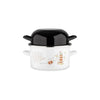 Stampo BAUMALU 20 cm - Decoro faro - Coperchio nero - Bianco