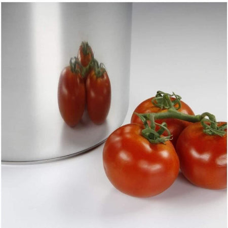 BAUMALU Catering in acciaio inox + coperchio in vetro - 30 cm