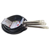 Set di 3 padelle - BAUMALU - Gastronomia - 20 / 24 / 28 cm - Acciaio inossidabile