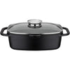 Teglia da forno - BAUMALU - 382983 - Rettangolare - Interno in ceramica - 33 x 21 cm