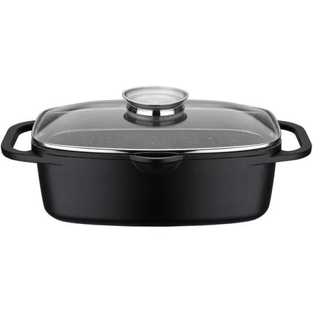 Teglia da forno - BAUMALU - 382983 - Rettangolare - Interno in ceramica - 33 x 21 cm
