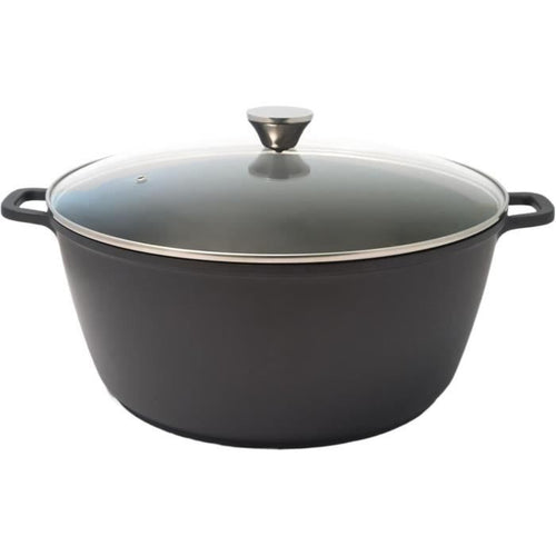 Pentola a cottura lenta alta - BAUMALU - 384942 - Interno in ceramica - Con coperchio - 32 cm