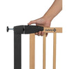 SAFETY 1ST SIMPLY CLOSE WOOD & META, A pressione, 73-80 cm (Max. 94 cm), senza viti né fori, Apertura con una mano, Legno e Grafite