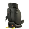 Seggiolino auto girevole - BBGO - Wondersafe - Dalla nascita ai 12 anni - I-SIZE 40-150 cm - ISOFIX Top Tether - Grigio - Fibra di bambù Ecopelle