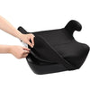 Seggiolino auto rialzato - BBGO - Kissyrider - 6-12 anni - I-SIZE 125-150 cm - Con cintura - Nero - Rivestimento sfoderabile e lavabile