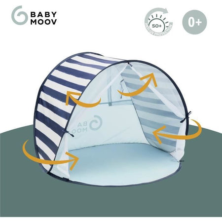Babymoov Tenda Anti-UV SPF 50+ Mariniere - Zanzariera integrata