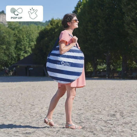 Babymoov Tenda Anti-UV SPF 50+ Mariniere - Zanzariera integrata