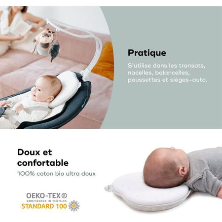 Babymoov Lovenest Original Ergonomic Head Support, White