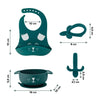 Babymoov Set pasto 6-12 mesi 3 pezzi, FIRST'ISY Dog Blue