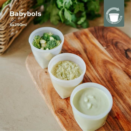 BabyMoov Conservation Pots Biosourcés - Lotto di 6x250ml