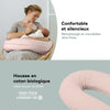 BABYMOOV Doomoo Buddy cuscino maternità, comfort unico dalla gravidanza all'allattamento, rosa nuvola