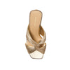 MICHAEL KORS scarpe con tacco donna michael kors - alessia mule sandal - oro da donna