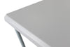 tavolino alto da campeggio pieghevole salvaspazio in pvc Bianco