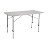 PROFESSIONAL - tavolo da campeggio pieghevole salvaspazio 120x60 Bianco