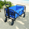 SALERNO - carrello da spiaggia e campeggio pieghevole Blu