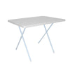 tavolino da campeggio pieghevole salvaspazio in pvc Bianco