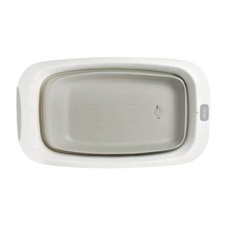 BEABA, Vasca da bagno pieghevole - 920403 - Vasca da bagno Eazy Pop Camélé'O - Grigio velluto