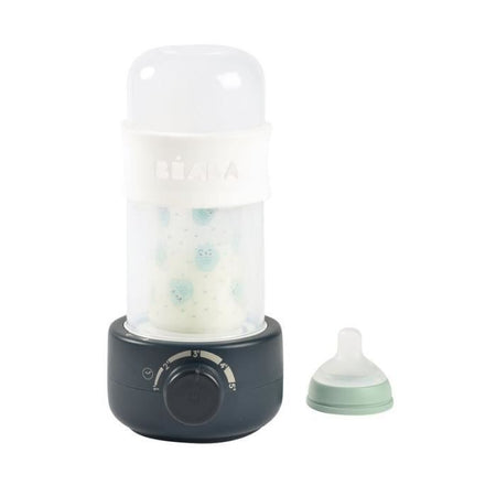 BEABA Baby milk second, scaldabiberon a vapore, blu notte