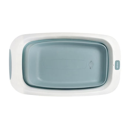 BEABA, Vasca da bagno pieghevole - 920403 - Vasca da bagno Eazy Pop Camélé'O - Blu baltico
