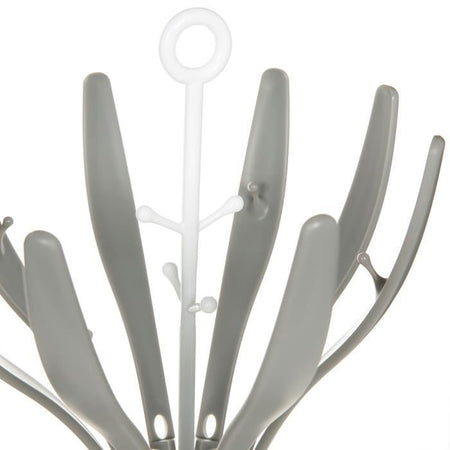 BEABA Biberon pieghevole a goccia Fiore grigio