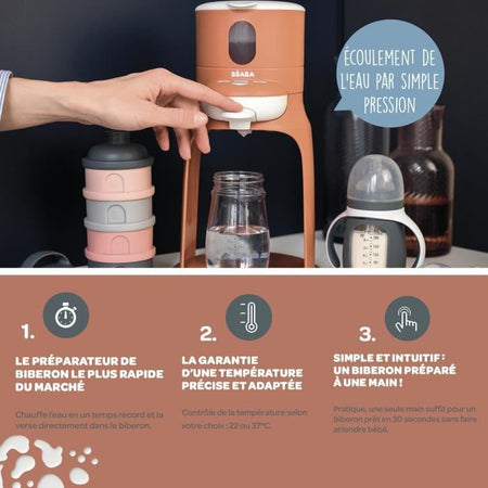 BEABA, Bib espresso, scaldabiberon/vasetti, Terracotta