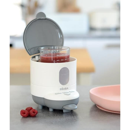 BEABA Bib'expresso nuovo bianco / grigio