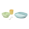 BEABA Set di ventose in silicone a 4 pezzi - Giallo