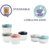 BEABA Set 1a età 6 porzioni clip - (2x90ml + 4x150ml)