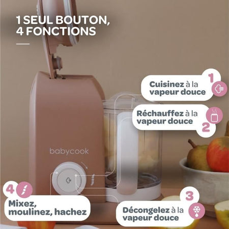 BEABA EXCLUSIVE, Babycook solo, baby robot 4 in 1, robot da cucina, Pralin