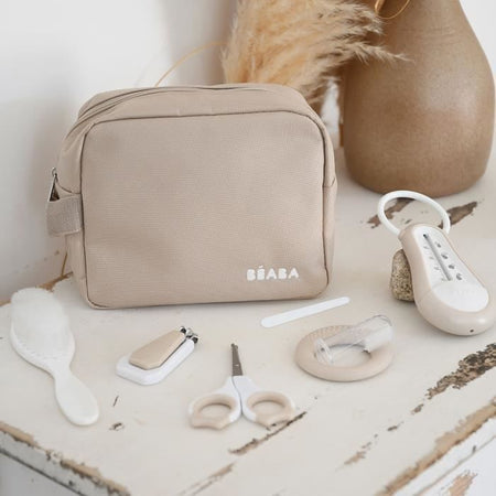 Beauty Case da viaggio - BEABA - 7 accessori - Argilla