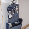 BEABA, beauty case da viaggio, 9 accessori, blu notte