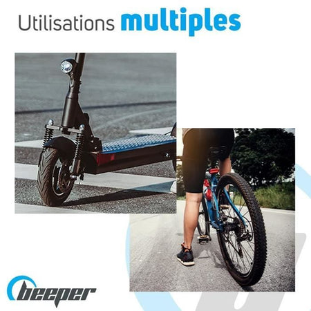 Scooter y bicicleta anti -theft - Beepper - Cable de 60 cm - Código de 4 -dígito - Verde